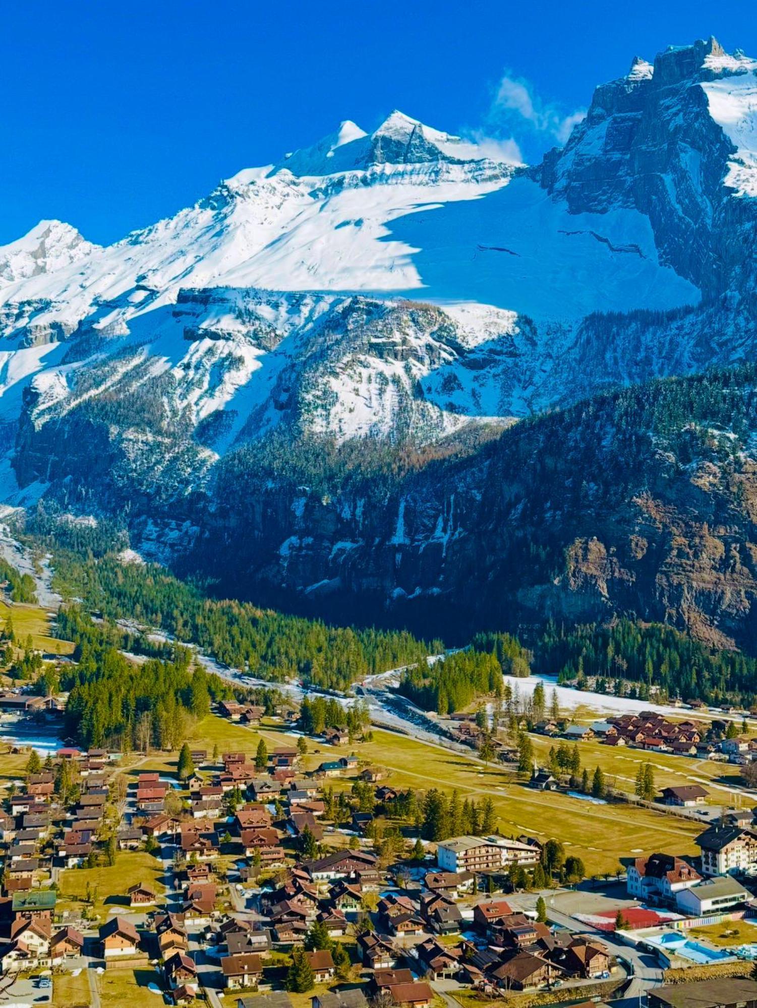 Apartamento Cute & Cozy Oasis, Private Afternoon Sun Terrace Kandersteg Exterior foto